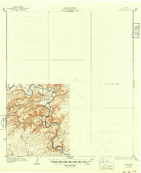 1929 Map of Hunter, 1949 Print