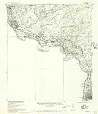 preview thumbnail of historical topo map of Webb County, TX in 1956