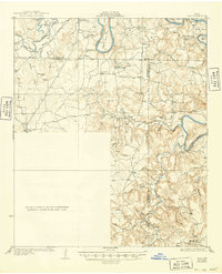 preview thumbnail of historical topo map of Stephens County, TX in 1931