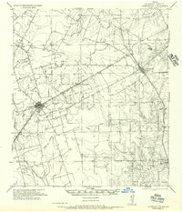 1956 Map of Jourdanton
