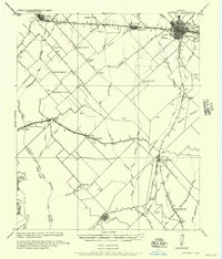 Download a high-resolution, GPS-compatible USGS topo map for Kaufman, TX (1956 edition)