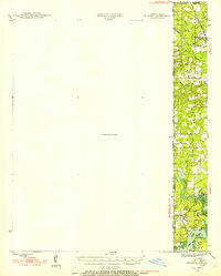 1944 Map of Kildare, 1954 Print