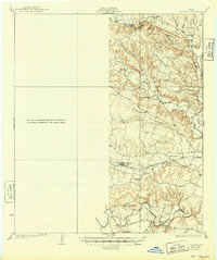1930 Map of Killeen, 1949 Print