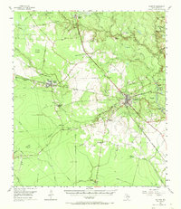 Download a high-resolution, GPS-compatible USGS topo map for Kountze, TX (1973 edition)