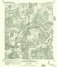 1956 Map of La Grange, TX