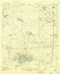 1922 Map of La Sal Vieja, 1946 Print
