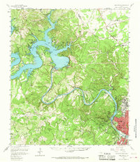 Download a high-resolution, GPS-compatible USGS topo map for Lake Travis, TX (1968 edition)