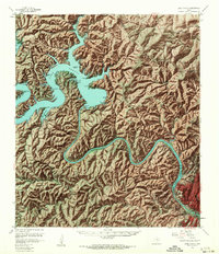 Download a high-resolution, GPS-compatible USGS topo map for Lake Travis, TX (1964 edition)