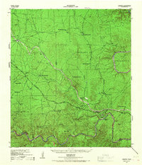 preview thumbnail of historical topo map of Val Verde County, TX in 1943