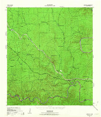 preview thumbnail of historical topo map of Val Verde County, TX in 1943