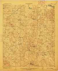 Download a high-resolution, GPS-compatible USGS topo map for Linden, TX (1910 edition)