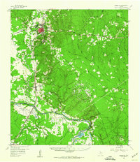 Download a high-resolution, GPS-compatible USGS topo map for Livingston, TX (1960 edition)