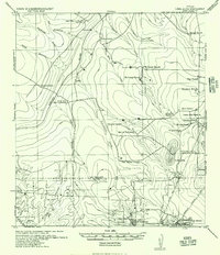1937 Map of Duval County, TX, 1956 Print