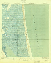 1923 Map of Lopena Island, 1946 Print