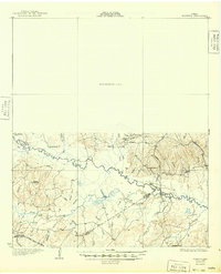 1932 Map of Manning, 1949 Print