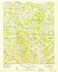 preview thumbnail of historical topo map of Van Zandt County, TX in 1949