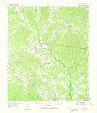 preview thumbnail of historical topo map of Nacogdoches County, TX in 1958