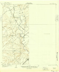 1927 Map of Mathis, 1949 Print