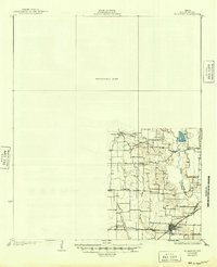 1929 Map of McKinney, 1949 Print