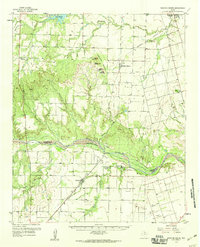 Download a high-resolution, GPS-compatible USGS topo map for Medicine Mound, TX (1959 edition)