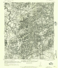 1956 Map of Medina Lake
