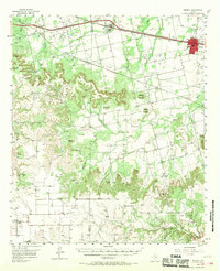 Download a high-resolution, GPS-compatible USGS topo map for Merkel, TX (1968 edition)