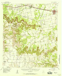 Download a high-resolution, GPS-compatible USGS topo map for Merkel, TX (1958 edition)