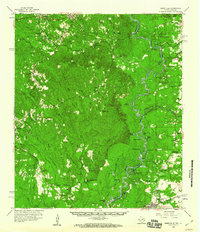 preview thumbnail of historical topo map of Merryville, LA in 1959