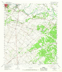 Download a high-resolution, GPS-compatible USGS topo map for Montopolis, TX (1967 edition)
