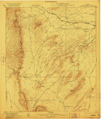 Download a high-resolution, GPS-compatible USGS topo map for Monument Spring, TX (1922 edition)