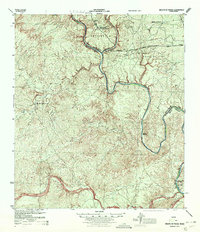 preview thumbnail of historical topo map of Val Verde County, TX in 1944