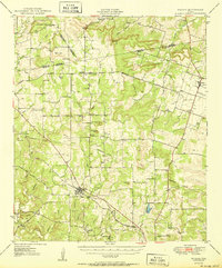 Download a high-resolution, GPS-compatible USGS topo map for Mullin, TX (1950 edition)