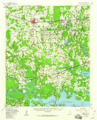 preview thumbnail of historical topo map of New Boston, TX in 1955