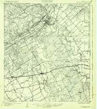 preview thumbnail of historical topo map of New Braunfels, TX in 1927