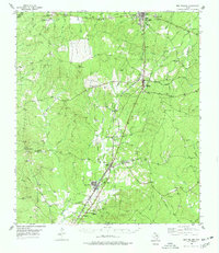 preview thumbnail of historical topo map of Polk County, TX in 1955