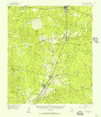 Download a high-resolution, GPS-compatible USGS topo map for New Willard, TX (1957 edition)