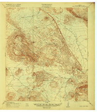 Download a high-resolution, GPS-compatible USGS topo map for Nine Point Mesa, TX (1918 edition)