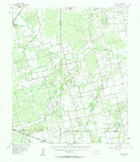 Download a high-resolution, GPS-compatible USGS topo map for Noodle, TX (1958 edition)