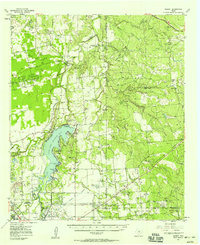 Download a high-resolution, GPS-compatible USGS topo map for Nugent, TX (1958 edition)