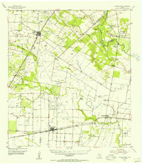 Download a high-resolution, GPS-compatible USGS topo map for Orange Grove, TX (1956 edition)