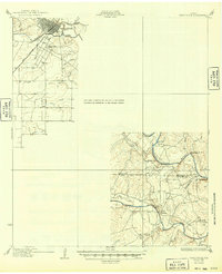 1932 Map of Ballinger, TX, 1949 Print