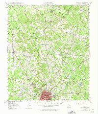 Download a high-resolution, GPS-compatible USGS topo map for Palestine, TX (1975 edition)