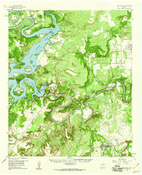 preview thumbnail of historical topo map of Palo Pinto, TX in 1958
