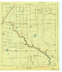 1924 Map of Petronilla, 1941 Print