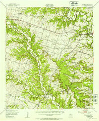 Download a high-resolution, GPS-compatible USGS topo map for Purmela, TX (1953 edition)