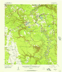 1955 Map of San Jacinto County, TX, 1957 Print
