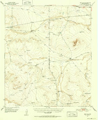 Download a high-resolution, GPS-compatible USGS topo map for Red Hills, TX (1952 edition)