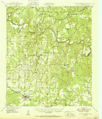 Download a high-resolution, GPS-compatible USGS topo map for Richland Springs, TX (1950 edition)