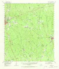 Download a high-resolution, GPS-compatible USGS topo map for Roganville, TX (1973 edition)