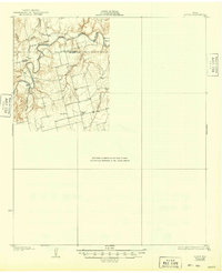 1931 Map of Rotan, TX, 1949 Print